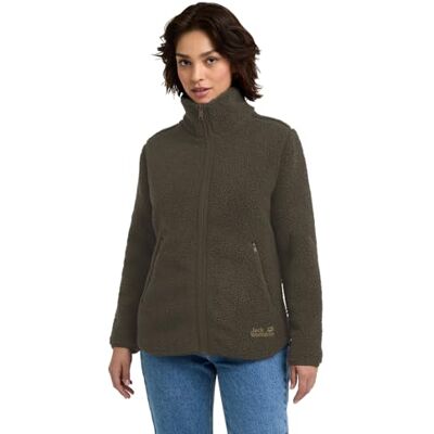Jack Wolfskin Damen High Curl Jkt W, Obsidian Moss, M EU Jack Wolfskin Damen High Curl Jkt W, Obsidian Moss, M EU