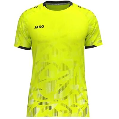 JAKO Unisex Trikot Sonic, Kurzarm, Neongelb/schwarz/weiß, S JAKO Unisex Trikot Sonic, Kurzarm, Neongelb/schwarz/weiß, S