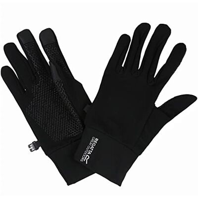 Regatta Unisex Touchtip Stretch II Wasserabweisende Atmungsaktive Handschuhe Schwarz, Schwarz, M Regatta Unisex Touchtip Stretch II Wasserabweisende Atmungsaktive Handschuhe Schwarz, Schwarz, M