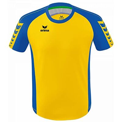 Erima Unisex Erwachsene Six Wings Teamsport Trikot (3132207), gelb/New royal, XXL Erima Unisex Erwachsene Six Wings Teamsport Trikot (3132207), gelb/New royal, XXL