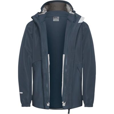 Jack Wolfskin Jungen Iceland 3in1, Midnight Sky, 152 EU Jack Wolfskin Jungen Iceland 3in1, Midnight Sky, 152 EU