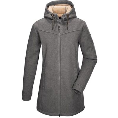 G.I.G.A. DX Damen Strickfleeceparka/Fleecejacke mit Kapuze GW 37 WMN KNTFLC PRK, anthrazit, 48, 43546-000 G.I.G.A. DX Damen Strickfleeceparka/Fleecejacke mit Kapuze GW 37 WMN KNTFLC PRK, anthrazit, 48, 43546-000