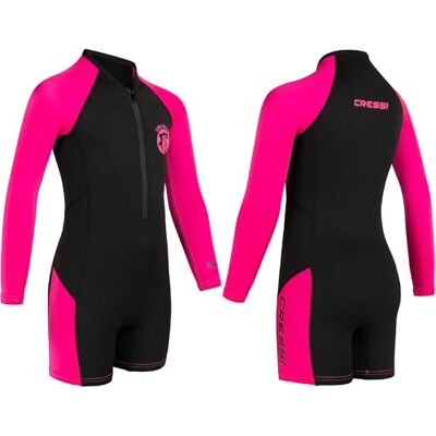 Cressi Little Shark Jr Shorty - Kinder 2mm Neoprenanzug mit langen Ärmeln Cressi Little Shark Jr Shorty - Kinder 2mm Neoprenanzug mit langen Ärmeln