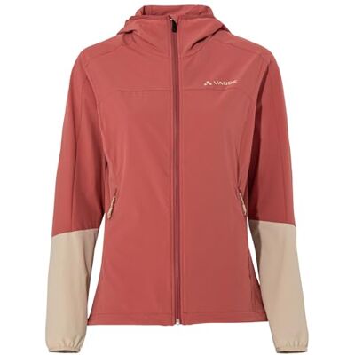 VAUDE Moab IV Softshelljacke für Damen – Winddichte Jacke mit Kapuze, wasserdicht und luftdurchlässig, aus Stretchmaterial – für Wandern und Radtouren – brick, Größe: 40 VAUDE Moab IV Softshelljacke für Damen – Winddichte Jacke mit Kapuze, wasserdicht und luftdurchlässig, aus Stretchmaterial – für Wandern und Radtouren – brick, Größe: 40