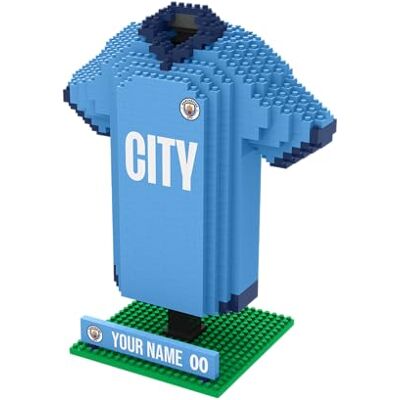 FOCO Offizielles Lizenzprodukt Personalisiertes Fußball-3D-BRXLZ-Schreibtisch-Trikot (Manchester City FC (936-teilig)) FOCO Offizielles Lizenzprodukt Personalisiertes Fußball-3D-BRXLZ-Schreibtisch-Trikot (Manchester City FC (936-teilig))