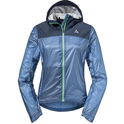 Schöffel Damen Hybrid Jkt Flow Trail L, extrem leichte, atmungsaktive MTB Jacke, wasserabweisende Fahrradjacke mit vorgeformten Ellbogen, zen blue, 42 Schöffel Damen Hybrid Jkt Flow Trail L, extrem leichte, atmungsaktive MTB Jacke, wasserabweisende Fahrradjacke mit vorgeformten Ellbogen, zen blue, 42