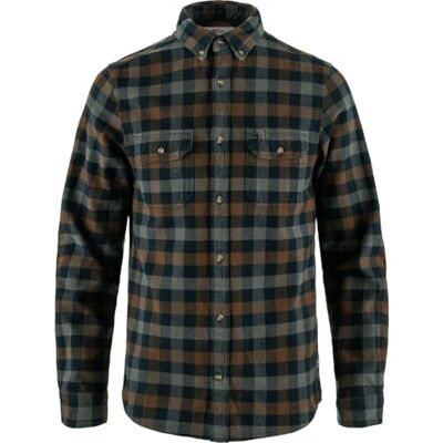 Fjällräven Herren Skog Hemd, Dark Navy/Dark Oak, XXL Fjällräven Herren Skog Hemd, Dark Navy/Dark Oak, XXL