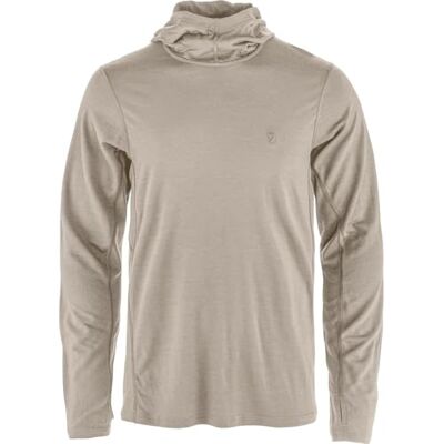 Fjällräven Herren Abisko Wool Hoodie, Light Fossil, L Fjällräven Herren Abisko Wool Hoodie, Light Fossil, L