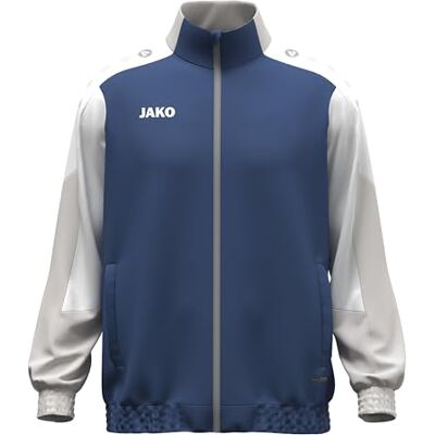 JAKO Unisex Webjacke Dynamic, nachtblau/weiß/hellgrau, XS JAKO Unisex Webjacke Dynamic, nachtblau/weiß/hellgrau, XS