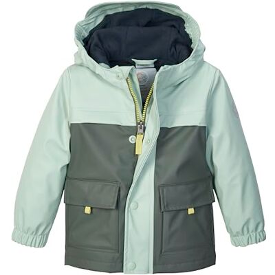 first instinct by killtec Unisex Baby Fios 18 Mns Jckt Gummierte Jacke Mit Kapuze, Oliv, 122-128 EU first instinct by killtec Unisex Baby Fios 18 Mns Jckt Gummierte Jacke Mit Kapuze, Oliv, 122-128 EU