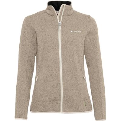 VAUDE Damen Fleece Jacke Rienza Jacket IV, angenehm warm und strapazierfähig, atmungsaktiv, linen, 36 VAUDE Damen Fleece Jacke Rienza Jacket IV, angenehm warm und strapazierfähig, atmungsaktiv, linen, 36