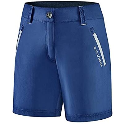 Black Crevice Damen Kurze Shorts, Steel Blue/White, 38 Black Crevice Damen Kurze Shorts, Steel Blue/White, 38