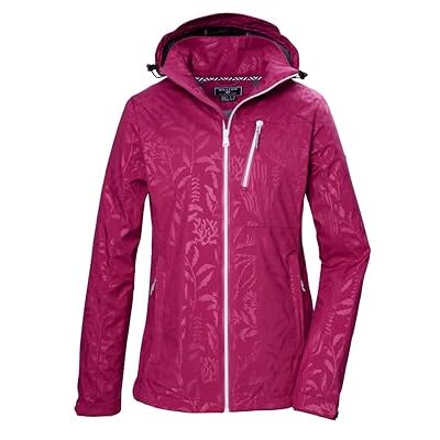 Killtec Damen Softshelljacke/Outdoorjacke mit abzippbarer Kapuze KOS 122 WMN SFTSHLL JCKT FLORAL, beaujolais, 38, 42846-000 Killtec Damen Softshelljacke/Outdoorjacke mit abzippbarer Kapuze KOS 122 WMN SFTSHLL JCKT FLORAL, beaujolais, 38, 42846-000