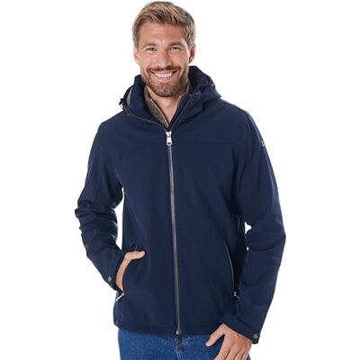 Killtec Herren Softshelljacke Softshelljacke mit abzippbarer Kapuze Softshelljacke wasserabweisend Herren Softshelljacke, dunkelnavy, M, 41114-000 Killtec Herren Softshelljacke Softshelljacke mit abzippbarer Kapuze Softshelljacke wasserabweisend Herren Softshelljacke, dunkelnavy, M, 41114-000