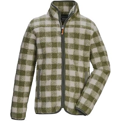 Killtec Jungen Sherpajacke/Fleecejacke mit Stehkragen KOW 244 BYS FLC JCKT, oliv, 164, 43579-000 Killtec Jungen Sherpajacke/Fleecejacke mit Stehkragen KOW 244 BYS FLC JCKT, oliv, 164, 43579-000