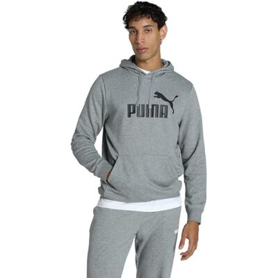 Puma Herren ESS No. 1 Logo Hoodie TR Kapuzenpullis, Medium Gray Heather, Puma Herren ESS No. 1 Logo Hoodie TR Kapuzenpullis, Medium Gray Heather,