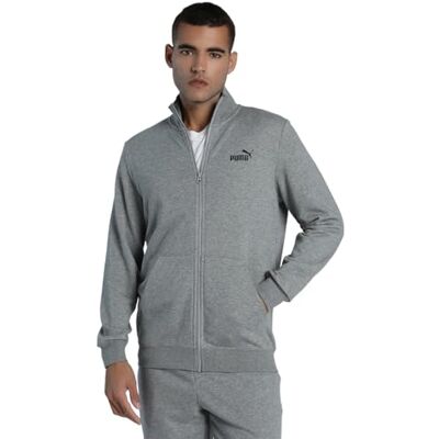 Puma Unisex ESS No. 1 Logo Track Jacket TR Trainingsjacken, Medium Gray Heather, 3XL Puma Unisex ESS No. 1 Logo Track Jacket TR Trainingsjacken, Medium Gray Heather, 3XL