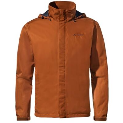 VAUDE Escape Light Regenjacke Herren wasserdicht – Leichte 2-Lagen Jacke mit verstaubarer Kapuze, winddicht und atmungsaktiv, terra,3XL VAUDE Escape Light Regenjacke Herren wasserdicht – Leichte 2-Lagen Jacke mit verstaubarer Kapuze, winddicht und atmungsaktiv, terra,3XL