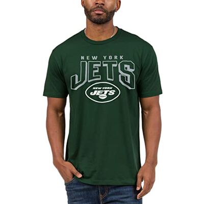 Junk Food Unisex Bold Logo NFL T-Shirt, Forest Green, XL EU Junk Food Unisex Bold Logo NFL T-Shirt, Forest Green, XL EU