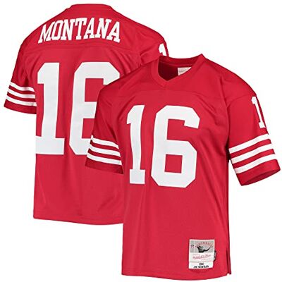 Mitchell NFL Legacy Throwbacks Collection Jersey Trikot San Francisco 49ers Joe Montana, L, Scarlet Mitchell NFL Legacy Throwbacks Collection Jersey Trikot San Francisco 49ers Joe Montana, L, Scarlet
