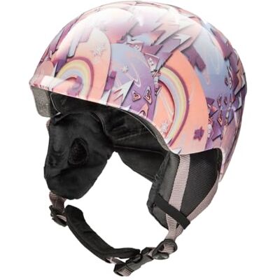 Roxy Mädchen Slush Girl Sporthelm, Korallenfarbener Papierschnitt, L-XL Roxy Mädchen Slush Girl Sporthelm, Korallenfarbener Papierschnitt, L-XL
