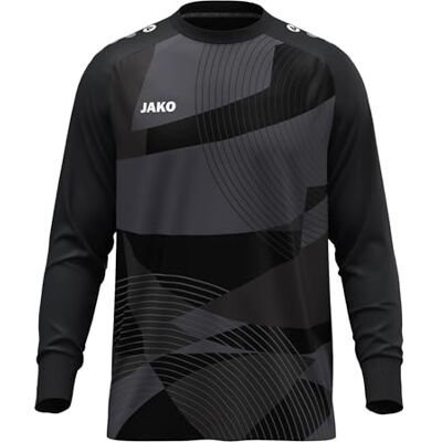 JAKO Unisex Kinder Torwart-Trikot River, schwarz, 140 JAKO Unisex Kinder Torwart-Trikot River, schwarz, 140