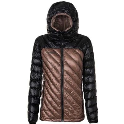 Rock Experience REWJ06751-C951 ZYLAND DOWN WOMAN JACKET Jacket Damen 0274 DEEP TAUPE+0208 CAVIAR XS Rock Experience REWJ06751-C951 ZYLAND DOWN WOMAN JACKET Jacket Damen 0274 DEEP TAUPE+0208 CAVIAR XS