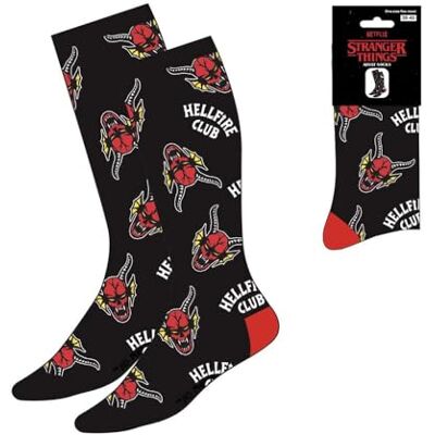 CERDÁ LIFE'S LITTLE MOMENTS Unisex Kinder Stranger Things 2900003174 Socken, Schwarz, 36-42 EU CERDÁ LIFE'S LITTLE MOMENTS Unisex Kinder Stranger Things 2900003174 Socken, Schwarz, 36-42 EU