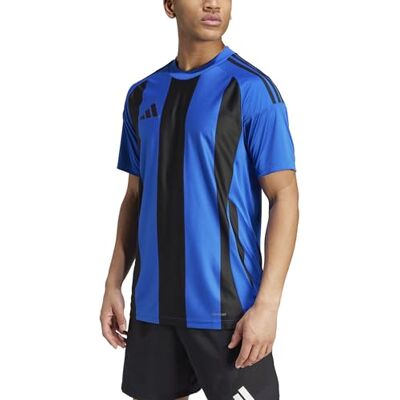 Adidas Herren Striped 24 Jersey Shirt, Team royal Blue/Black, L Adidas Herren Striped 24 Jersey Shirt, Team royal Blue/Black, L