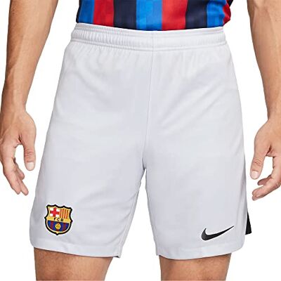 NIKE Herren Fc Barcelona Dri Fit Stadium 3R Shorts, Sky Grey/Black/Black, XL NIKE Herren Fc Barcelona Dri Fit Stadium 3R Shorts, Sky Grey/Black/Black, XL
