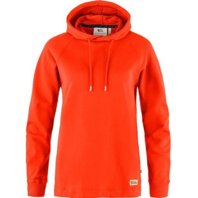 Fjällräven Damen Vardag Hoodie, Flame Orange, L Fjällräven Damen Vardag Hoodie, Flame Orange, L