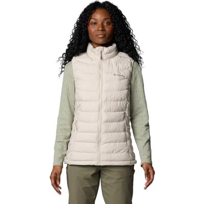 Columbia Women's Powder Lite II Puffer Vest Bodywarmer, Dark Stone, S Columbia Women's Powder Lite II Puffer Vest Bodywarmer, Dark Stone, S