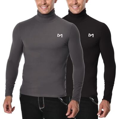 MEETYOO Herren Thermounterwäsche Oberteile, Thermoshirt Langarm Kompressionsshirt Funktionsshirt Atmungsaktiv Thermounterhemd Männer Sportshirt für Running Fitness Gym MEETYOO Herren Thermounterwäsche Oberteile, Thermoshirt Langarm Kompressionsshirt Funktionsshirt Atmungsaktiv Thermounterhemd Männer Sportshirt für Running Fitness Gym