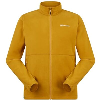 Berghaus Herren Prism Micro Polartec Fleece-Jacke mit durchgehendem Reißverschluss, Lehmboden, M Berghaus Herren Prism Micro Polartec Fleece-Jacke mit durchgehendem Reißverschluss, Lehmboden, M