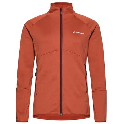 VAUDE Damen Fleece Jacke Monviso Fleece FZ Jacket II, elastisch, warm, feuchtigkeitsregulierend und schnelltrocknend, Passform: Slim fit, buckeye, 42 VAUDE Damen Fleece Jacke Monviso Fleece FZ Jacket II, elastisch, warm, feuchtigkeitsregulierend und schnelltrocknend, Passform: Slim fit, buckeye, 42