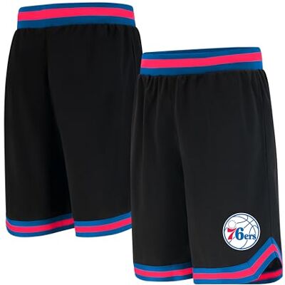 Ultra Game Active Knit Trainingsshorts NBA Herren Woven Team Logo Poly Mesh Basketball Shorts, Schwarz, X-Large Ultra Game Active Knit Trainingsshorts NBA Herren Woven Team Logo Poly Mesh Basketball Shorts, Schwarz, X-Large