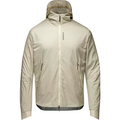 GORE WEAR Herren Concurve Windstopper® Isolierte Kapuzenjacke Jacke, Tech Beige, L EU GORE WEAR Herren Concurve Windstopper® Isolierte Kapuzenjacke Jacke, Tech Beige, L EU
