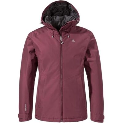 Schöffel Damen Ins Jacket Style Wildkar WMS, wetterfeste, wärmende Outdoorjacke mit 2-Wege-Stretch, atmungsaktiver, wasserdichter Anorak mit verstellbarer Kapuze, acai, 34 Schöffel Damen Ins Jacket Style Wildkar WMS, wetterfeste, wärmende Outdoorjacke mit 2-Wege-Stretch, atmungsaktiver, wasserdichter Anorak mit verstellbarer Kapuze, acai, 34