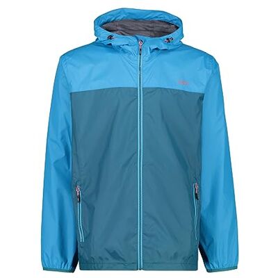 CMP Regenjacke für Herren mit Kapuze, Tiefer See, 54 CMP Regenjacke für Herren mit Kapuze, Tiefer See, 54