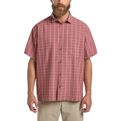 Jack Wolfskin Herren Meseta Shirt Hemd, Check Dark Rust, M EU Jack Wolfskin Herren Meseta Shirt Hemd, Check Dark Rust, M EU