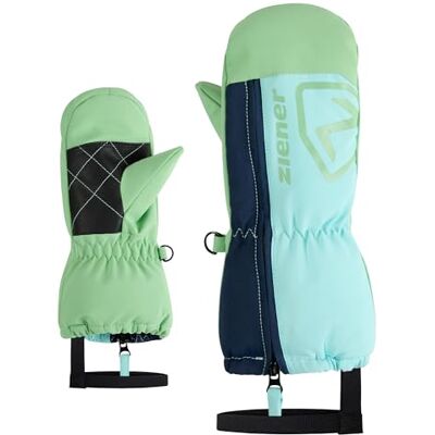 Ziener Kleinkind Leon-Z Ski-Fäustling/Wintersport Wind-, wasserabweisend, Langer Zipper, Radiant Lagoon, 3,5 Ziener Kleinkind Leon-Z Ski-Fäustling/Wintersport Wind-, wasserabweisend, Langer Zipper, Radiant Lagoon, 3,5