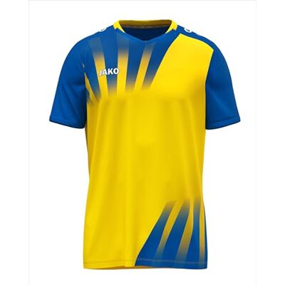 JAKO Unisex Kinder Trikot Vintage, Kurzarm, gelb/royal, 140 JAKO Unisex Kinder Trikot Vintage, Kurzarm, gelb/royal, 140