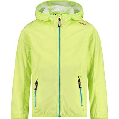 CMP Softshelljacke mit fixierter Kapuze, Mädchen, Citric, 176 CMP Softshelljacke mit fixierter Kapuze, Mädchen, Citric, 176