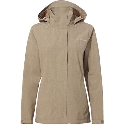 VAUDE Regenjacke Rosemoor Jacket II, Regenjacke Damen wasserdicht und atmungsaktiv, funktionale 2-Lagen Outdoorjacke, Übergangsjacke oder Fahrradjacke oat, 36 VAUDE Regenjacke Rosemoor Jacket II, Regenjacke Damen wasserdicht und atmungsaktiv, funktionale 2-Lagen Outdoorjacke, Übergangsjacke oder Fahrradjacke oat, 36
