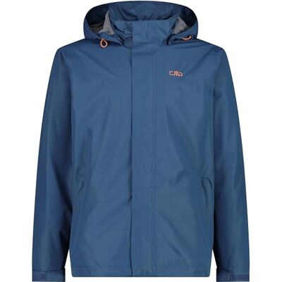 CMP Herren Giacca Da Pioggia Antistrappo Uomo Regenjacke, Bluesteel, 54 EU CMP Herren Giacca Da Pioggia Antistrappo Uomo Regenjacke, Bluesteel, 54 EU