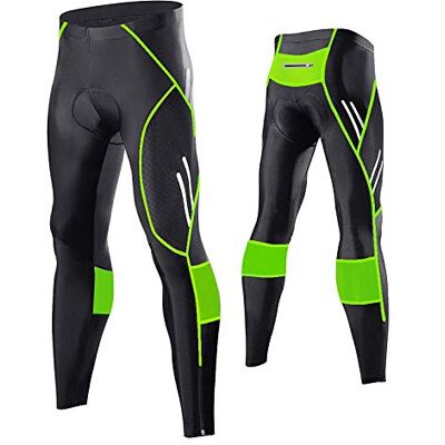 MEETWEE Herren Radlerhose Lange Fahrradhose, Kompression Radhose Leggings Radsport Hose für Männer Elastische Atmungsaktive 3D Schwamm Sitzpolster MEETWEE Herren Radlerhose Lange Fahrradhose, Kompression Radhose Leggings Radsport Hose für Männer Elastische Atmungsaktive 3D Schwamm Sitzpolster