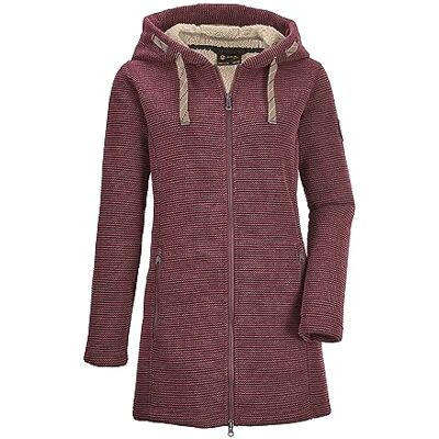 G.I.G.A. DX Damen Strickfleeceparka/Fleecejacke mit Kapuze GW 54 WMN KNTFLC PRK, tiefrot, 44, 37640-000 G.I.G.A. DX Damen Strickfleeceparka/Fleecejacke mit Kapuze GW 54 WMN KNTFLC PRK, tiefrot, 44, 37640-000