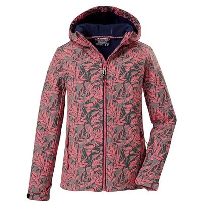Killtec Mädchen Softshelljacke/Outdoorjacke mit Kapuze Mädchen Softshelljacke Print, light moss, 140, 43200-000 Killtec Mädchen Softshelljacke/Outdoorjacke mit Kapuze Mädchen Softshelljacke Print, light moss, 140, 43200-000