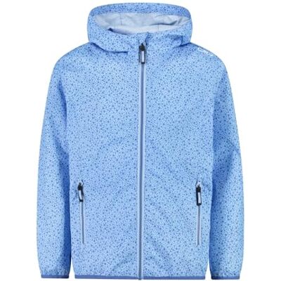 CMP Unisex Kinder Giacca Da Pioggia Bambini Con Cappuccio Fisso Regenjacke, Sky, 104 EU CMP Unisex Kinder Giacca Da Pioggia Bambini Con Cappuccio Fisso Regenjacke, Sky, 104 EU