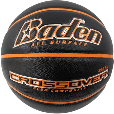 Baden Crossover, Kinder und Erwachsene Basketball, Noir/orange, 6 - Baden Crossover, Kinder und Erwachsene Basketball, Noir/orange, 6 -